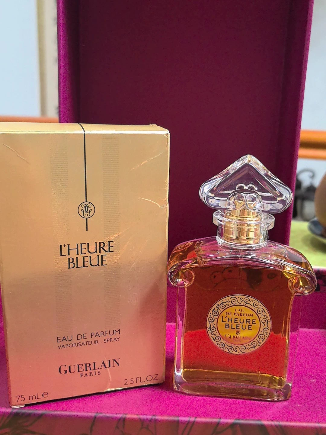 250525-9 Guerlain L'Heure Bleue Eau de Parfum EDP 75ml 2.5oz