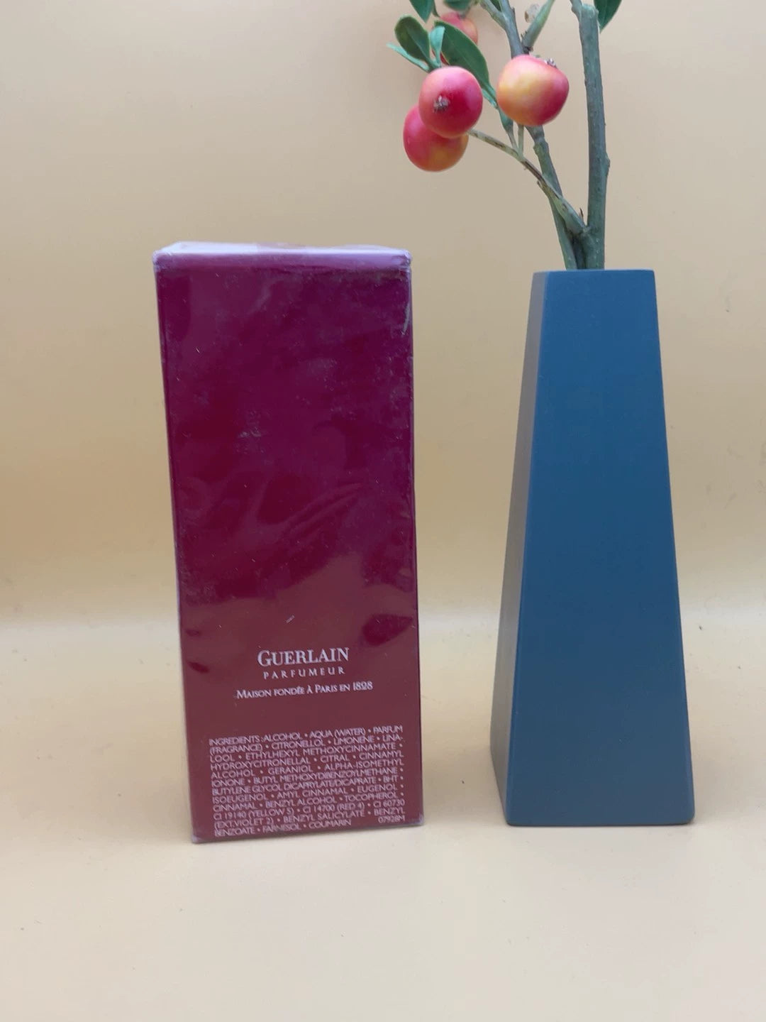 301225-5 Guerlain Habit Rouge Eau de Toilette EDT 100ml 3.4oz