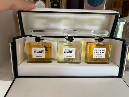 130326-73 Chanel three-piece set 7. Parfum 5ml  0.2oz