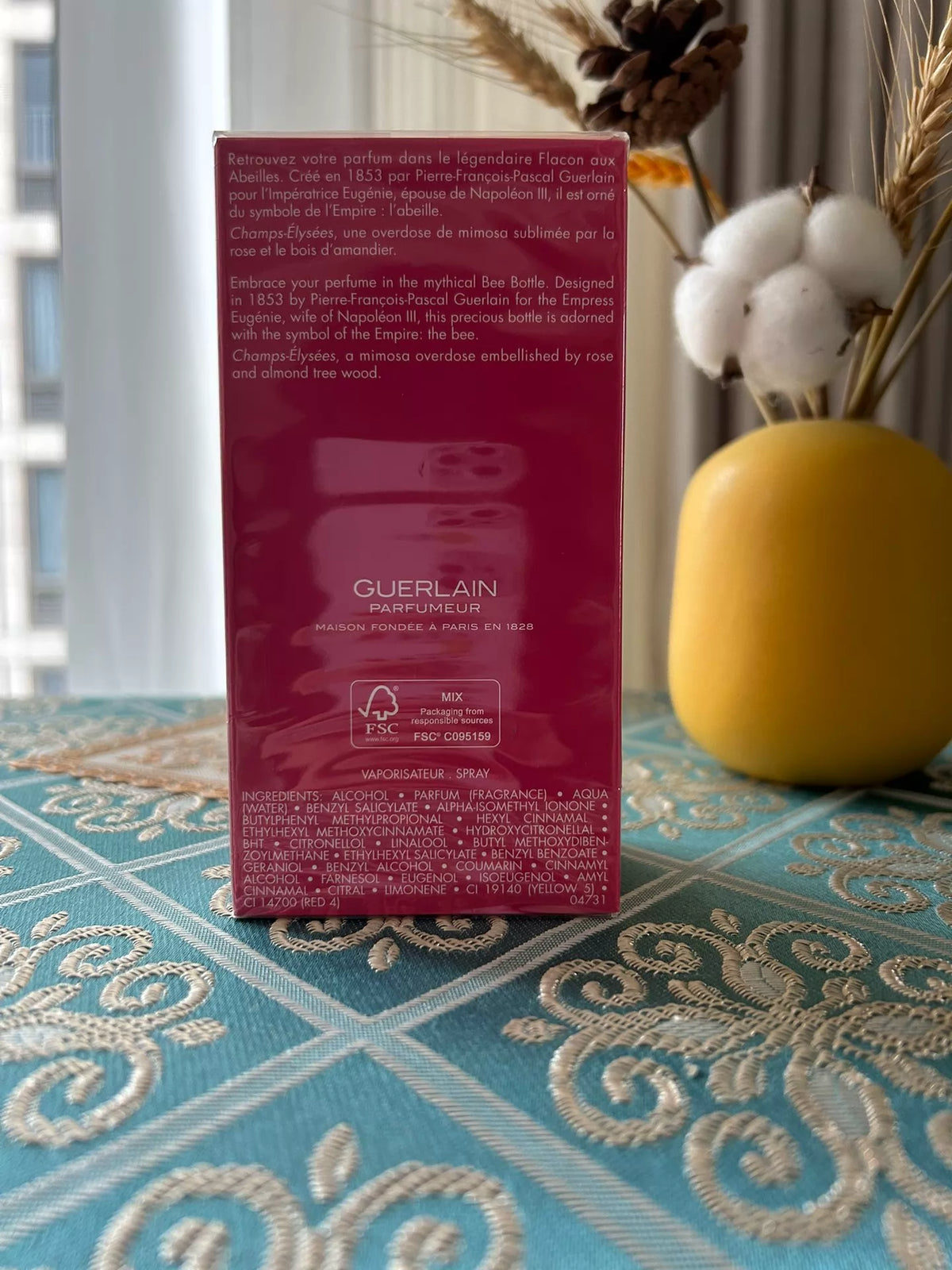 280926-255 Guerlain SPRAY INGREDIENTS Parfum