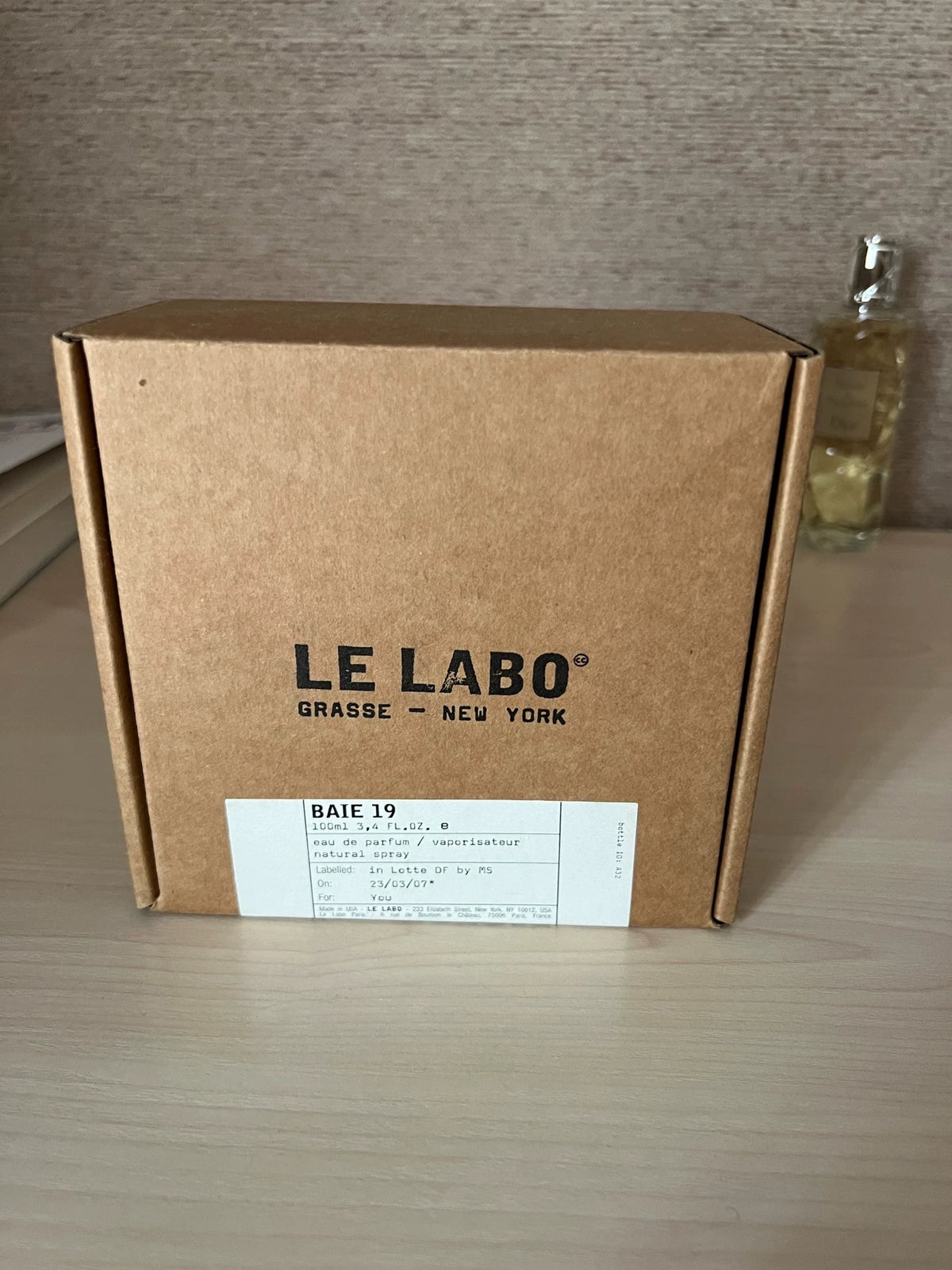 270926-22 Le Labo Eccnl Parfum 100ml 3.4 oz