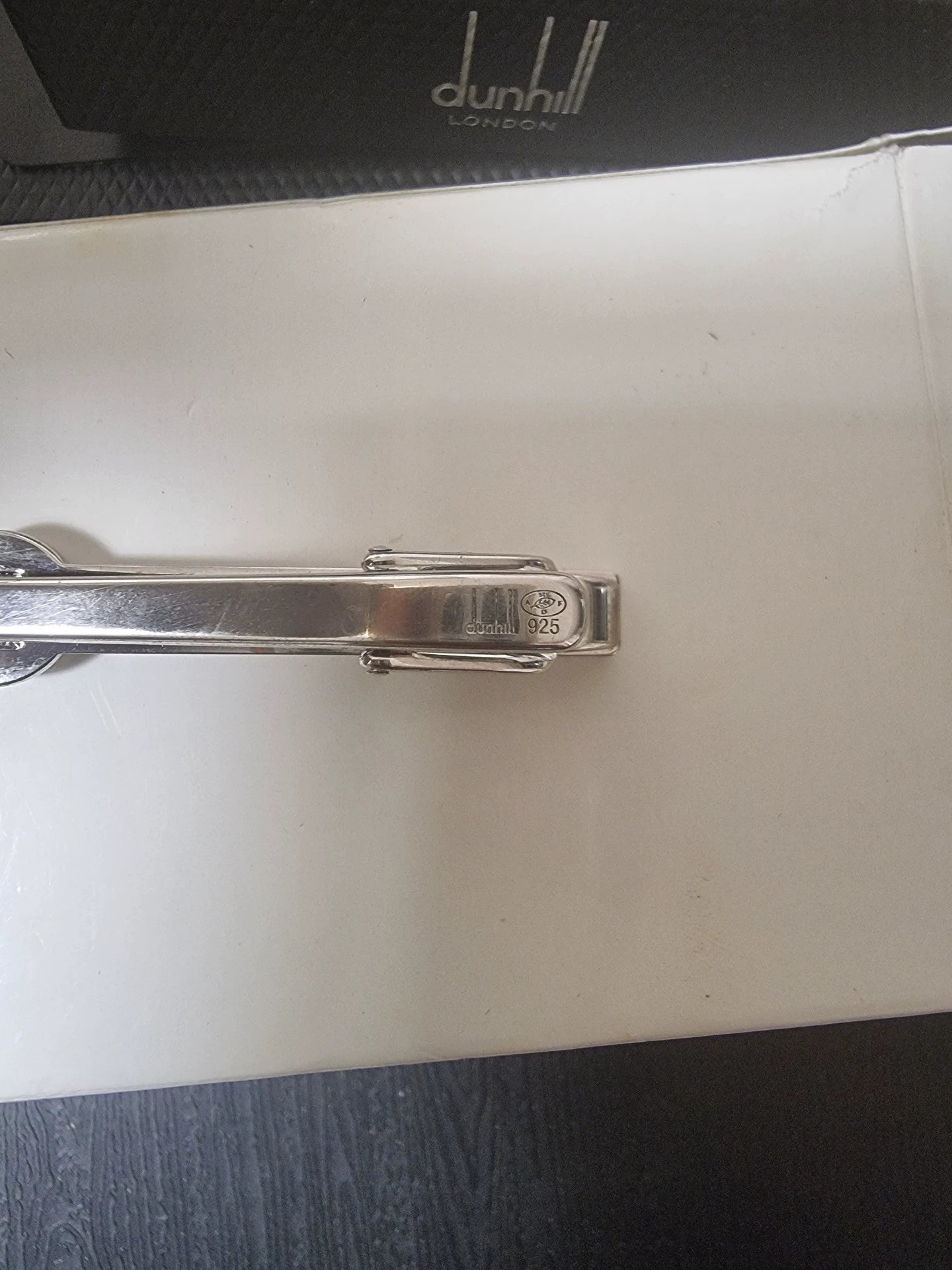 241025-79 Dunhill 925 silver tie clip