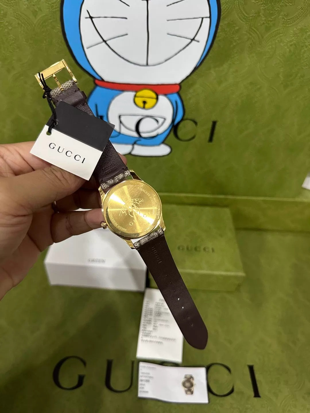 020426-watch-99 Gucci printed bee watch