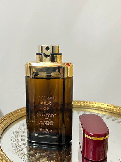 070925-80 Cartier Eau de Toilette EDT 50ml 1.7oz