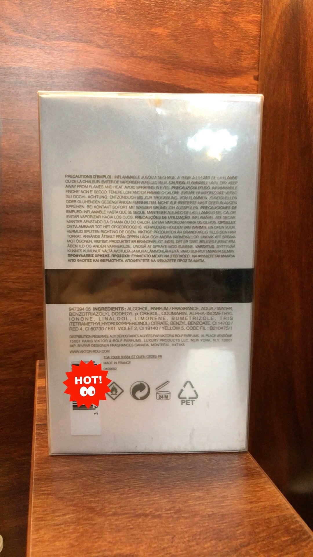 100326-77 Viktor Rolf invisible Parfum 75ML  2.5oz