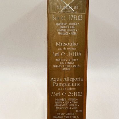070925-33 Guerlain Shalimar set 7ml 0.25 oz x 5