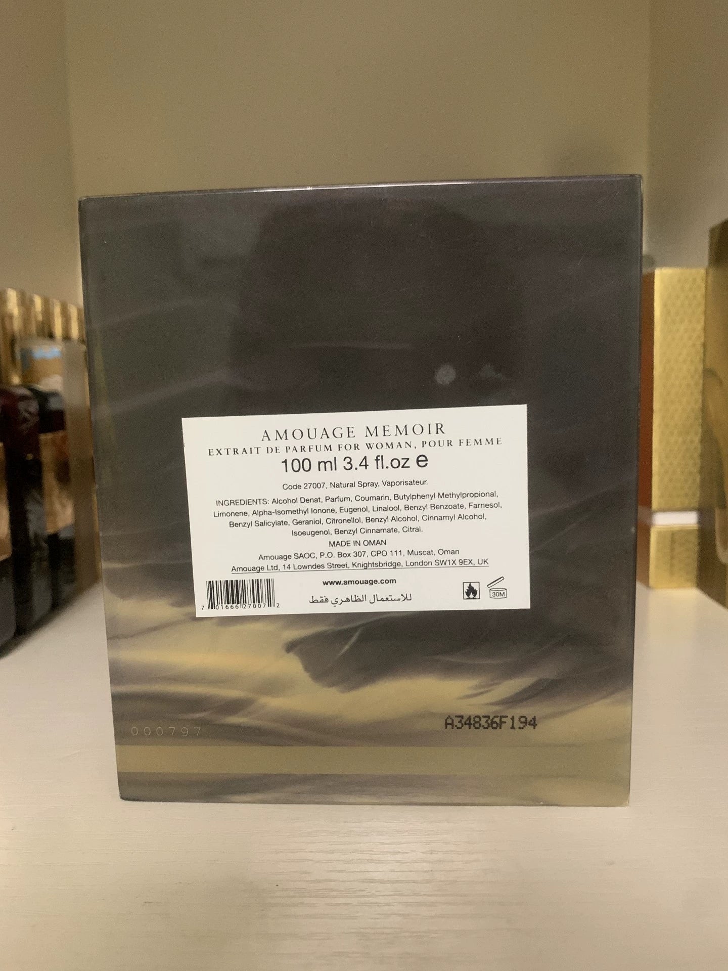 110826-1 Amouage memoirs Perfume