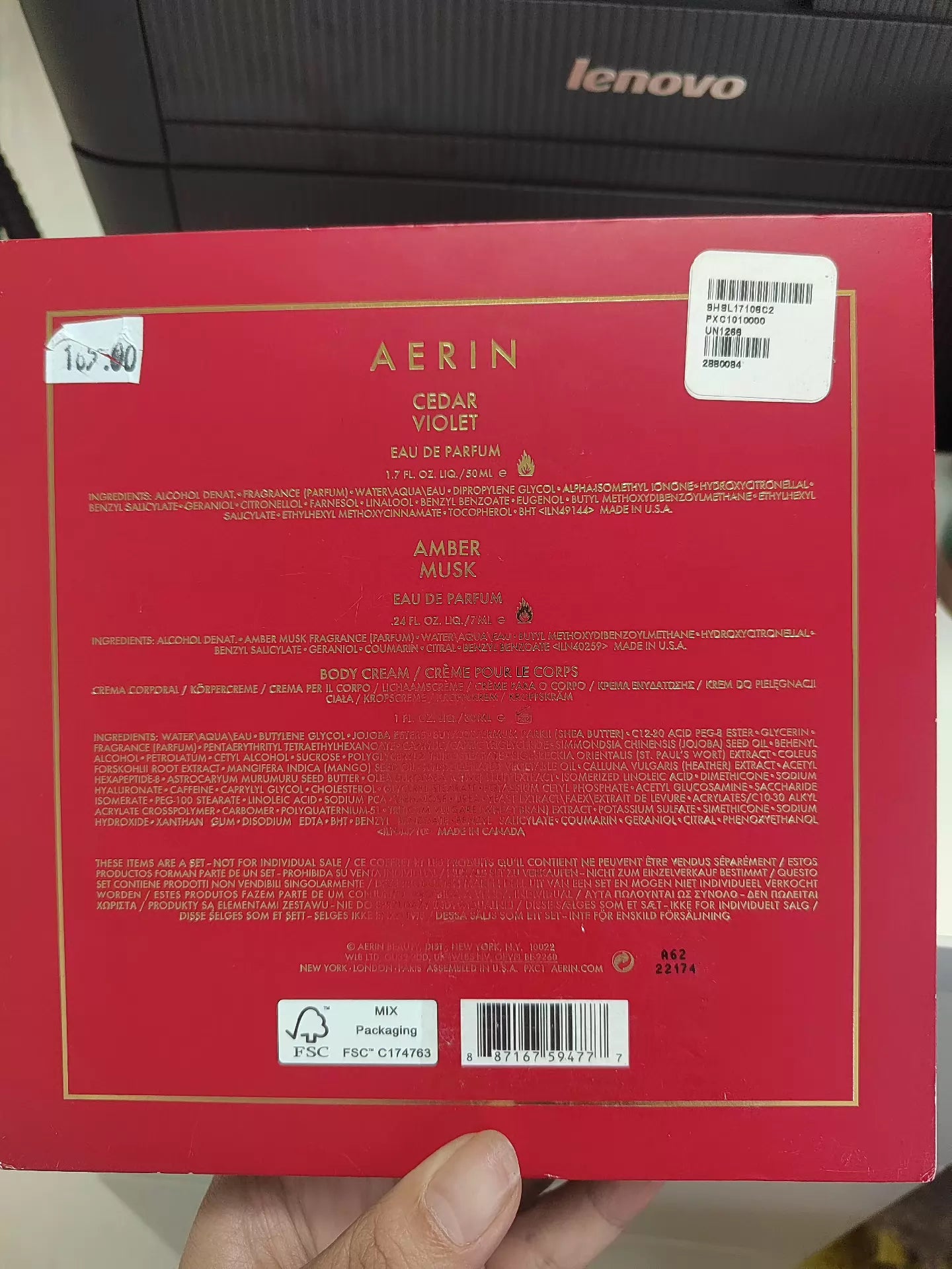 010926-29 Purchased Aerin cedar