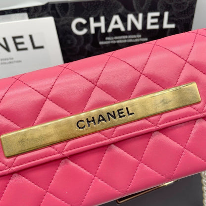 051124-26 Auth CHANEL CF CC Classic Long Flap Wallet