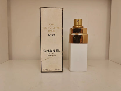 130125-7 CHANEL No. 22 50ml Rare EDT Discontinued