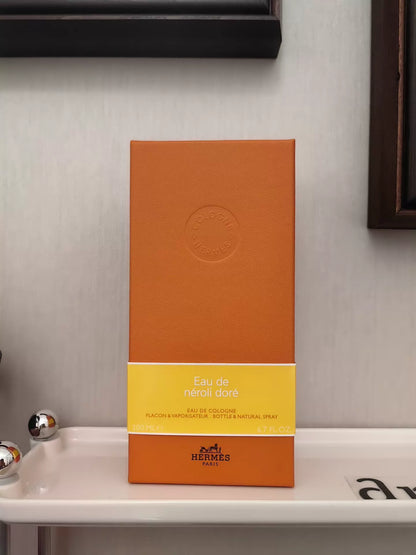 260926-90 Hermès Gold Orange Blossom Cologne 200ml 6.8 oz