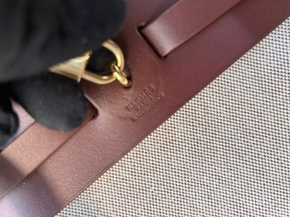 100625-38 Auth Hermes Herbag PM 31 canvas Tote handbag shoulder bag