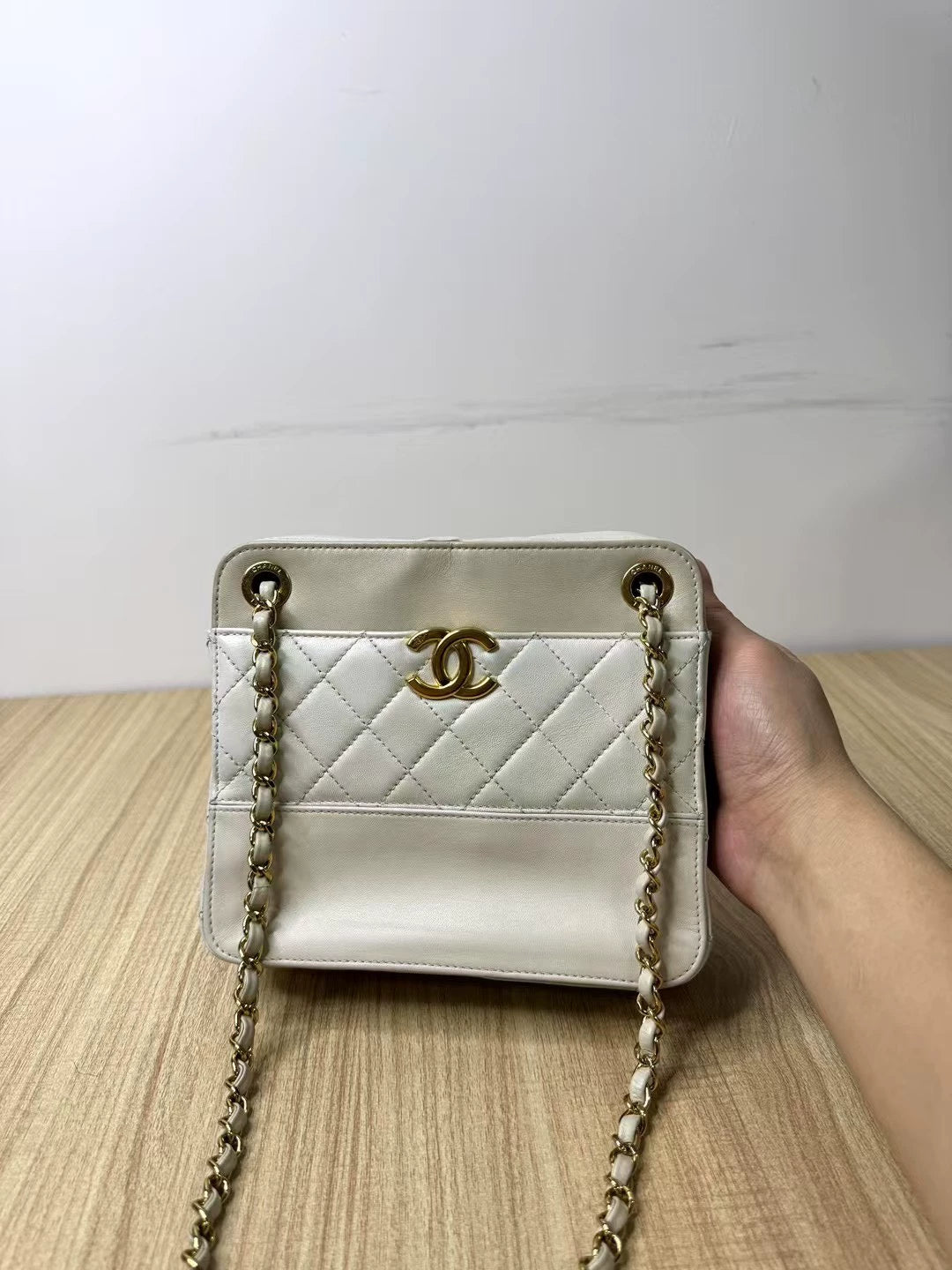 150626-bag-12 Chanel sheepskin diamond pattern handbag