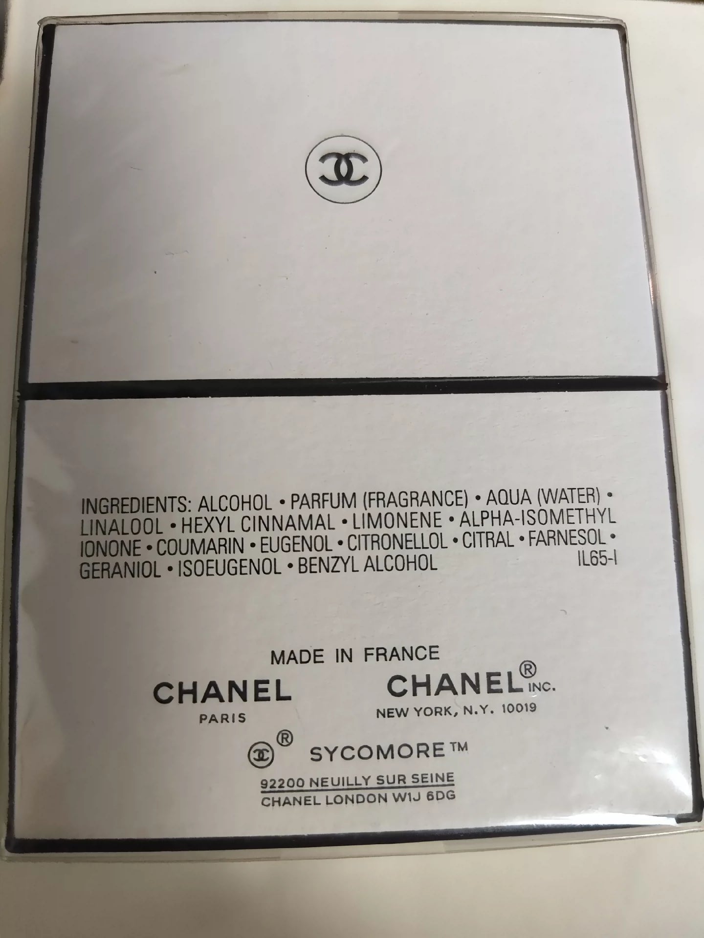 250525-45 Chanel Sycomore Parfum Perfume 15ml 0.5oz