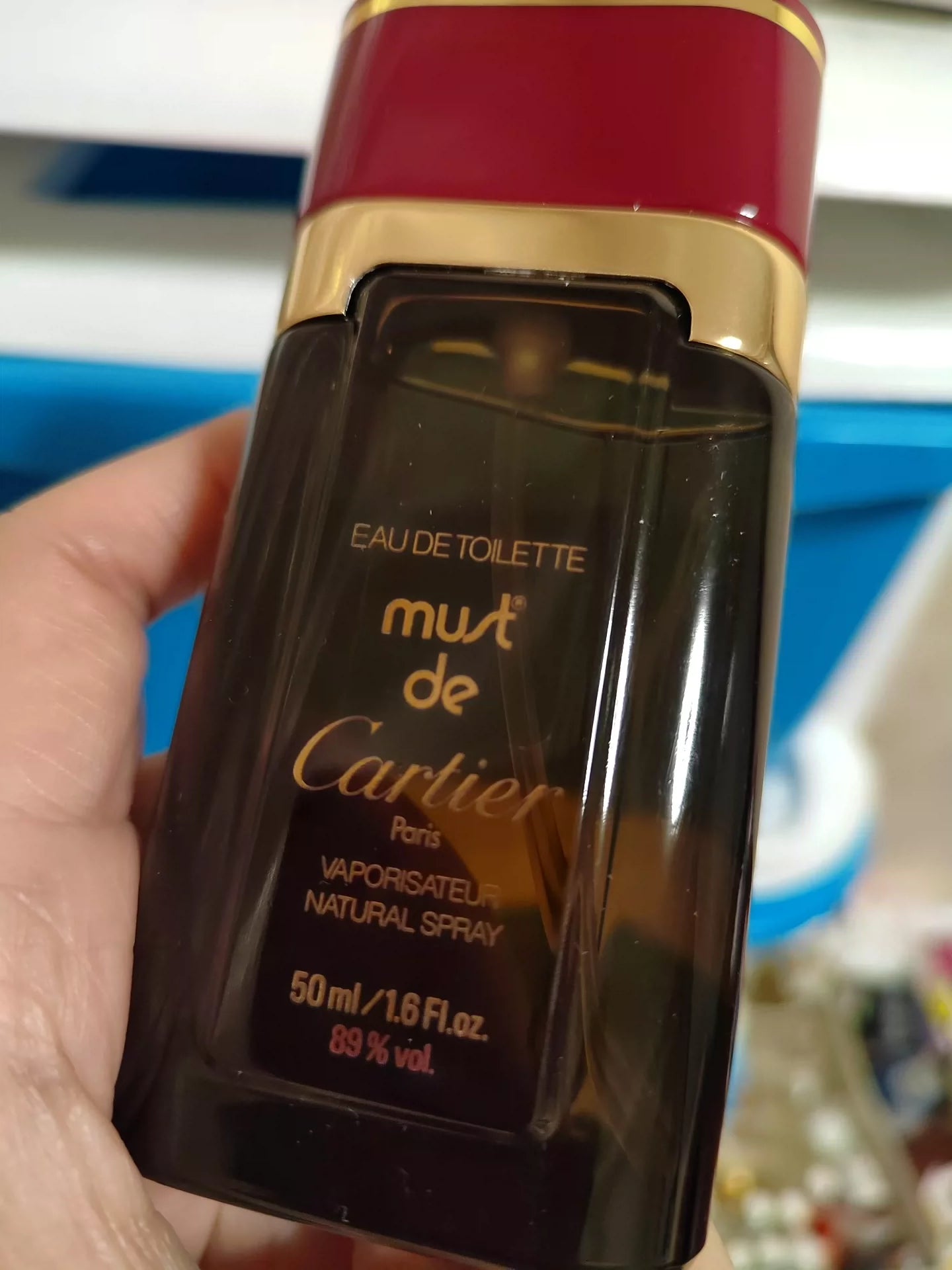 300825-16 Cartier must Eau de Toilette EDT 50ml 1.7 oz