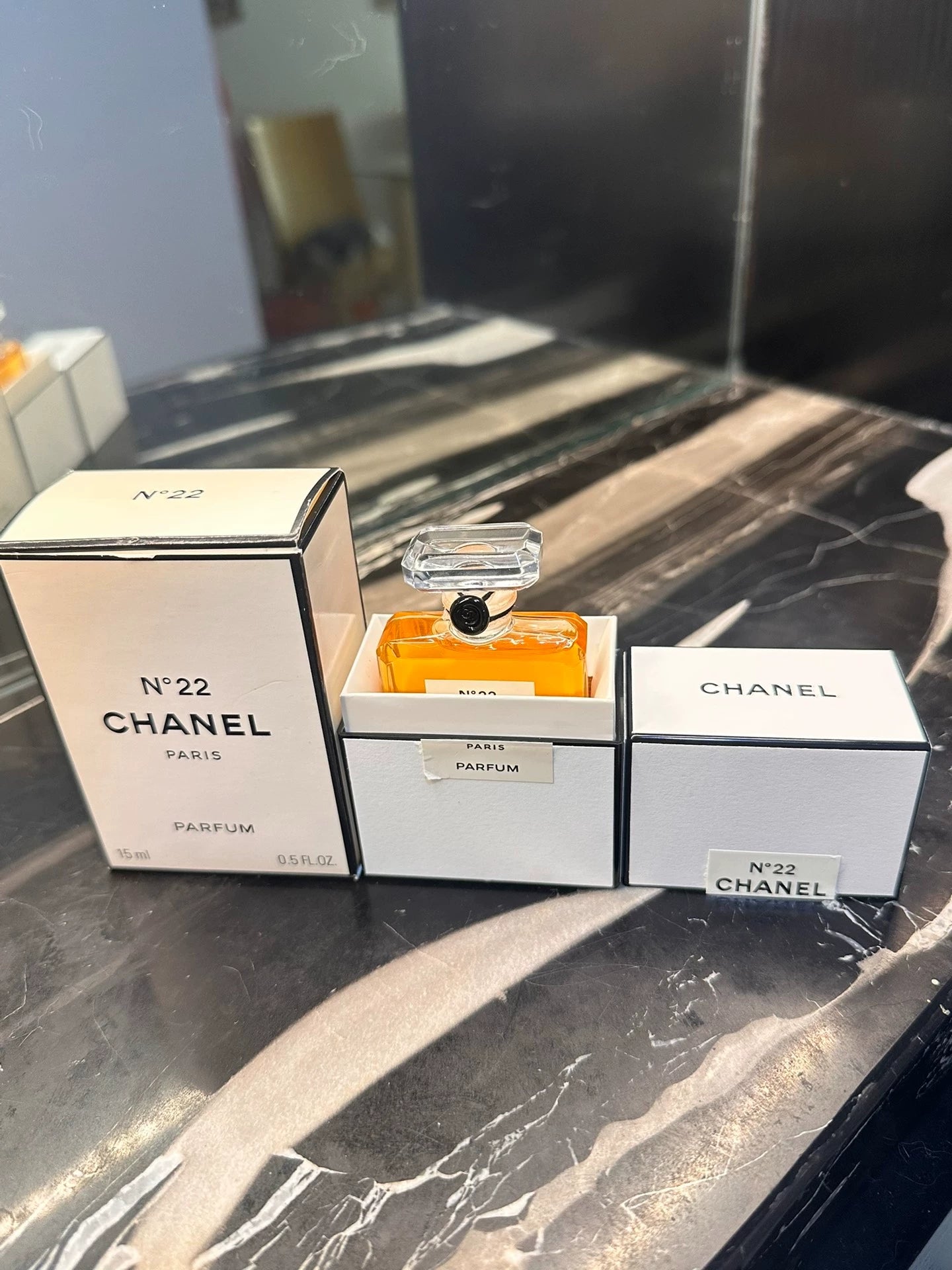 Jun25-bag-20 Chanel No 22 Parfum Perfume 15ml 0.5oz