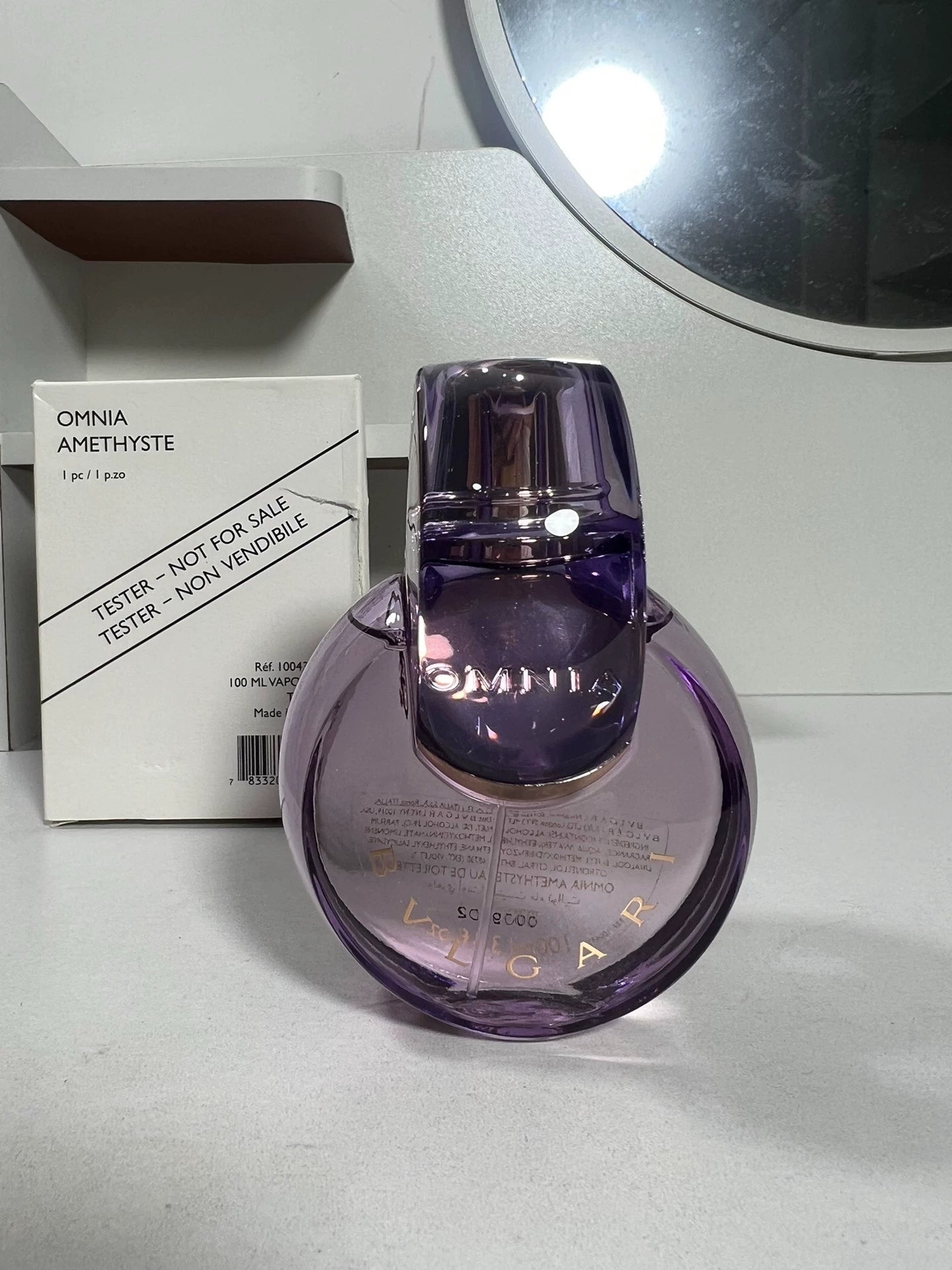 070926-29 Bulgari Amethyst With Perfume 100ml 3.4 oz