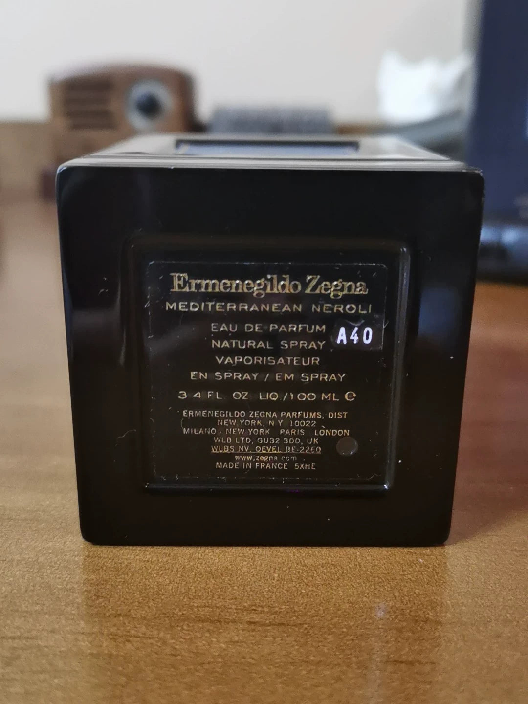 071026-50 Zegna Ermenegildo Mediterranean Orange Perfume 100ml 3.4 oz