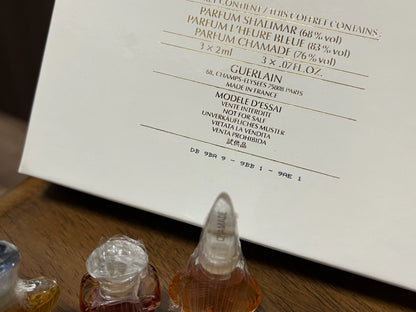 030326-16 Guerlain Shalimar Chamade Perfume  2ml x 3 parfum