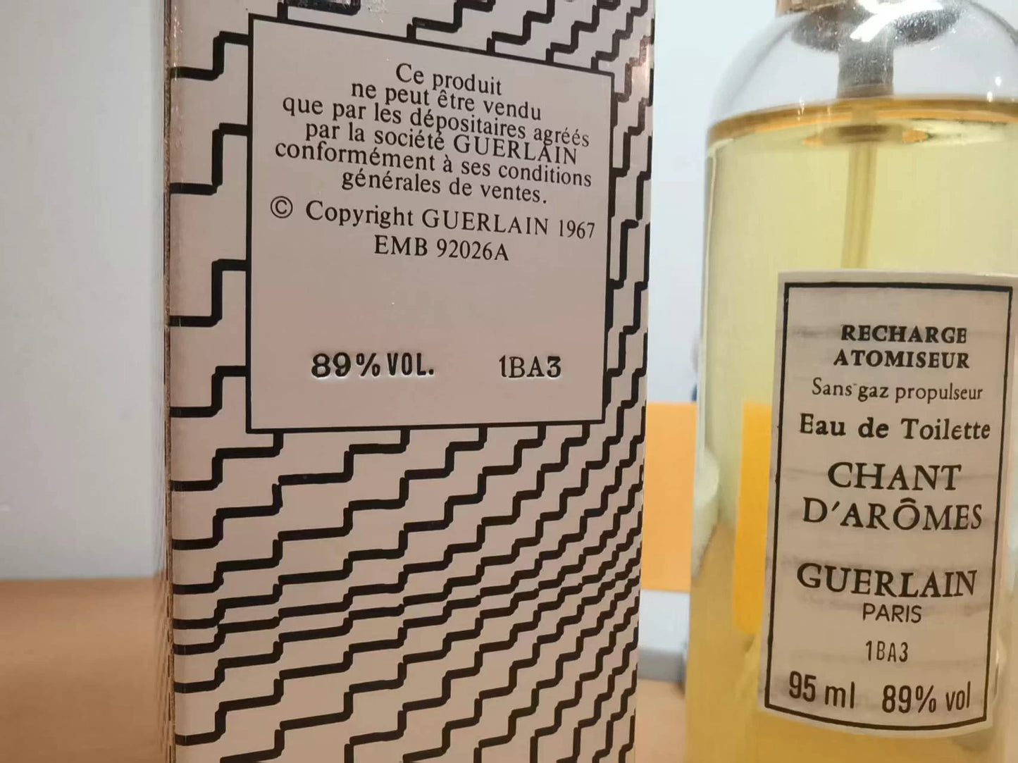 010126-77 Guerlain Chant d'aromes  Eau de Toilette EDT 95ml 3.2oz