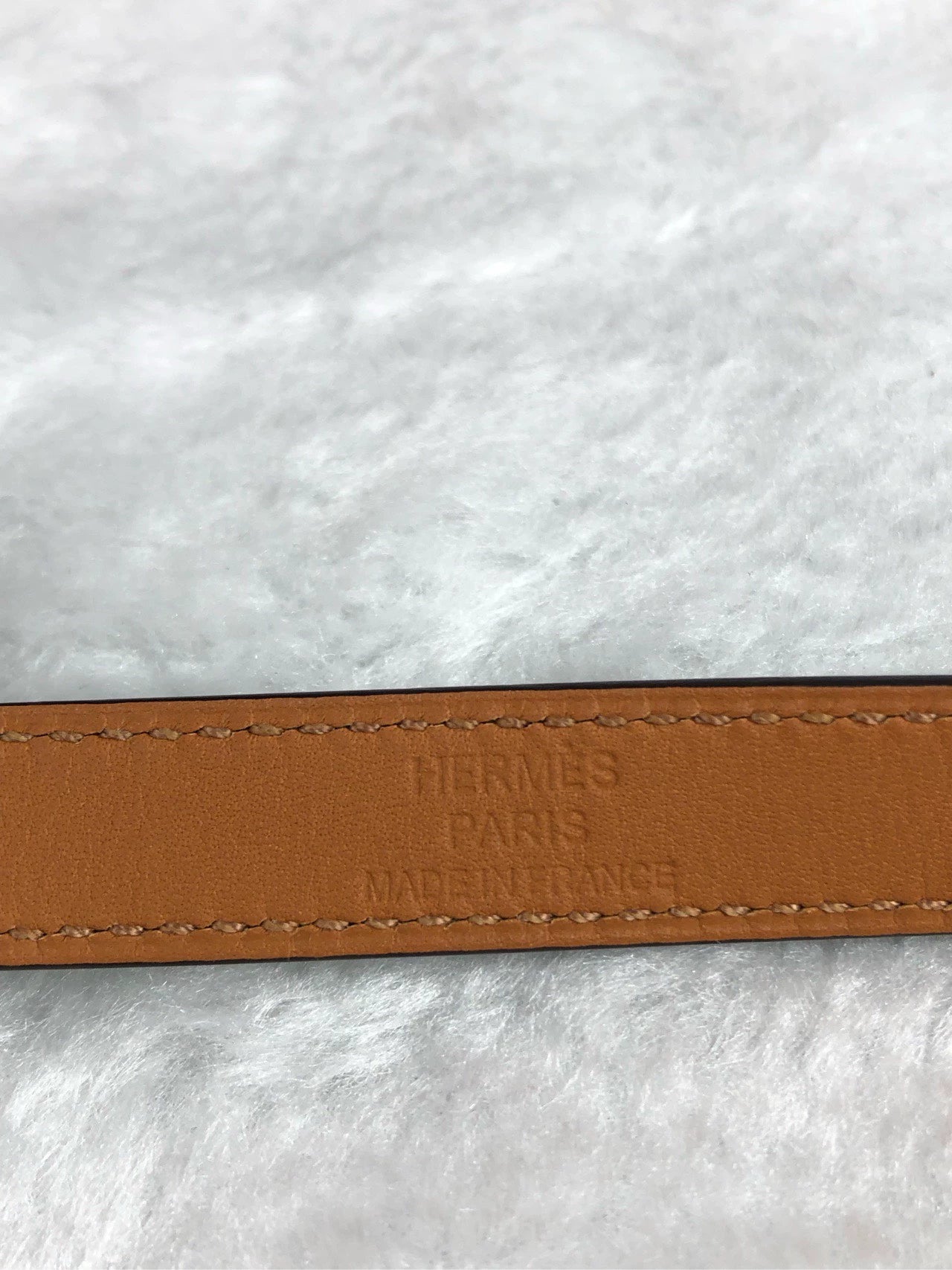 281024-3 Auth HERMES Kelly double tour bracelet hardware T1