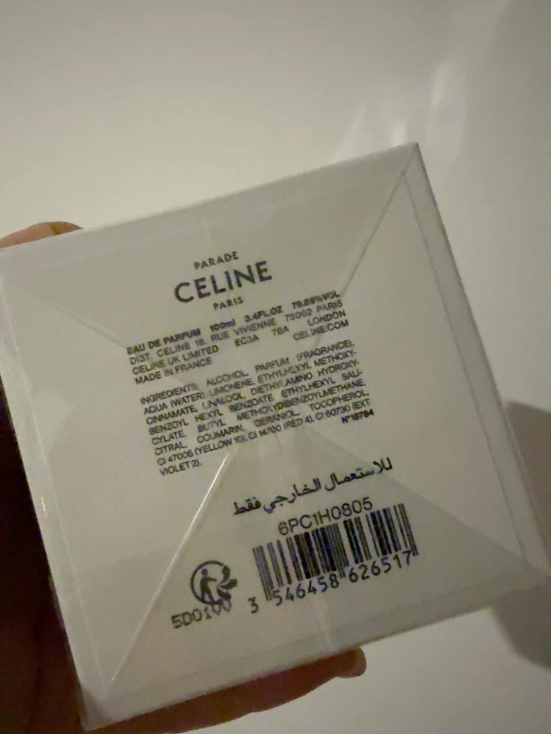 050326-77 Celine Parade new brand 100ml  3.4oz