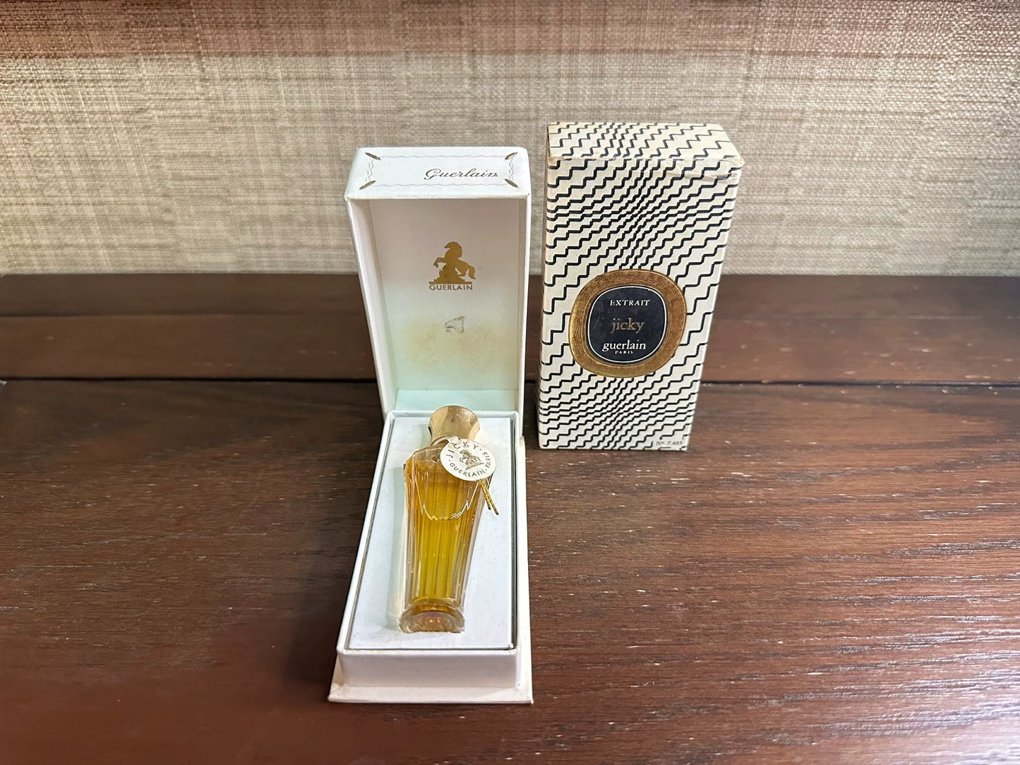 020225-74 Rare Guerlain Jicky 7.5ml 1/4 oz Parfum Perfume