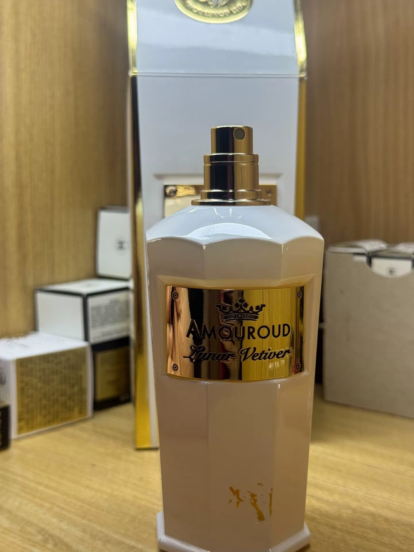 050726-220 AMOUROUD Moonlight Vetiver Perfume 100ml 3.4 oz