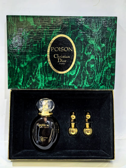041125-72 Christian Dior Poison Eau de Toilette EDT 30ml 1.0oz earrings par