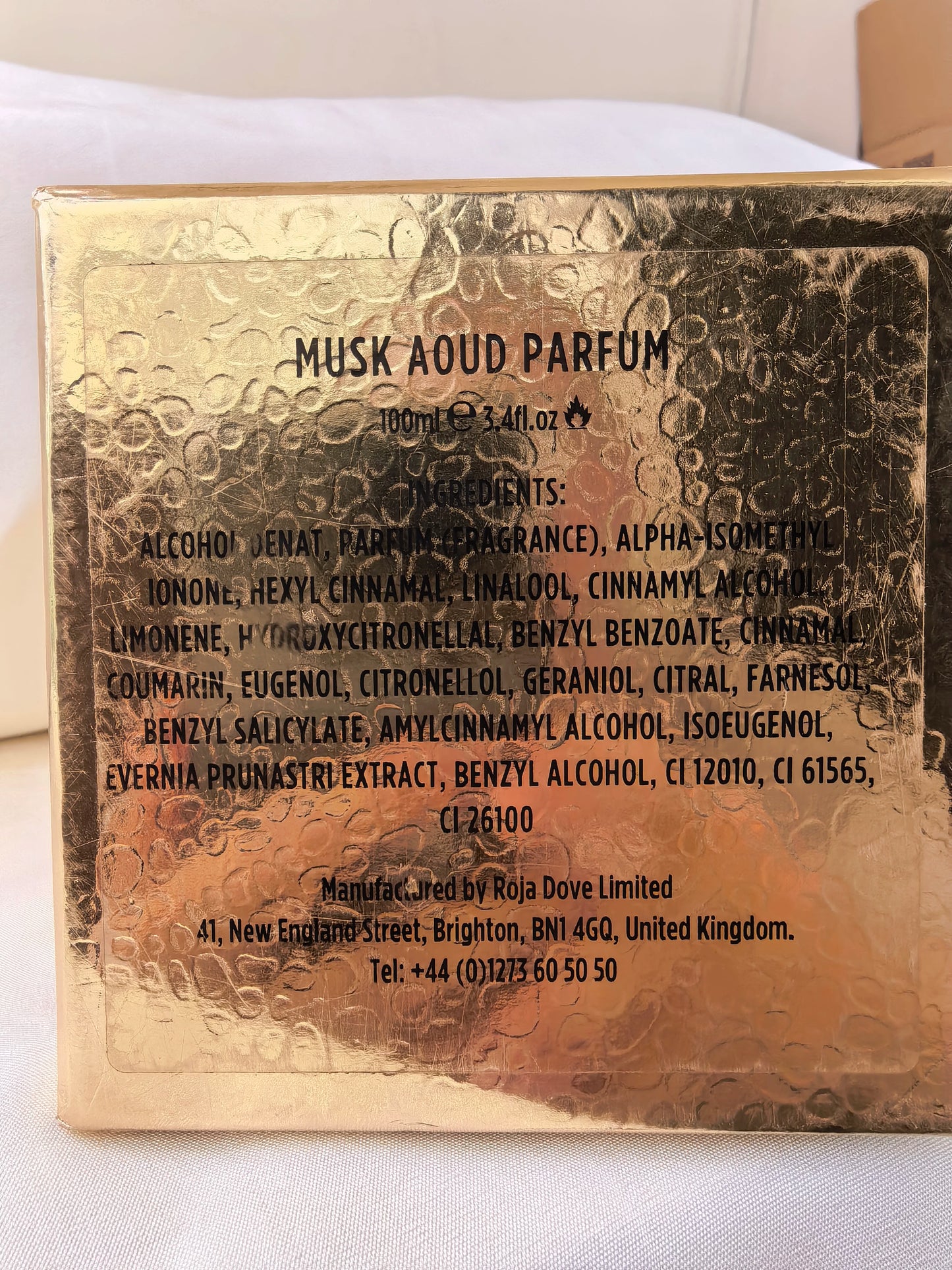 200826-26 Roja Dove Musk Aoud Parfum 100ml 3.4 oz