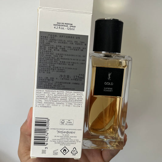 05826-66 Yves Saint Laurent Gold Jewelry Precious Parfum 125ml 4.2 oz