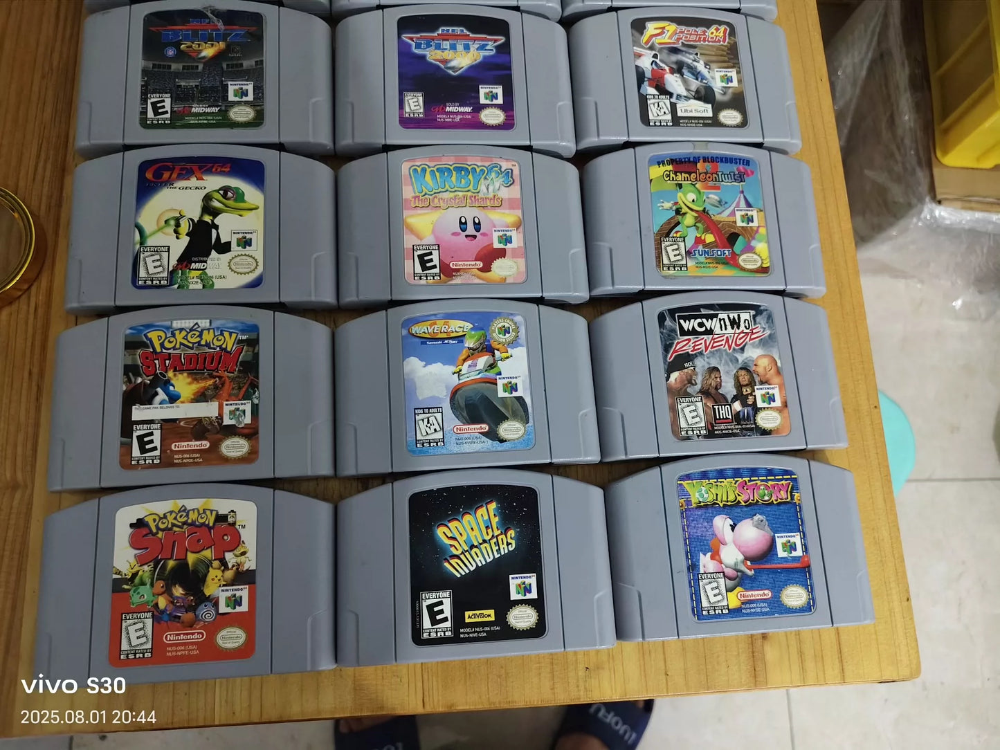 n64-8 Nintendo American version N64 game console cassette, American version, Nissan