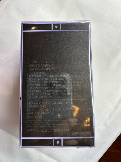 060126-10 Serge Lutens Douce Amere 75ml 2.5 oz Eau de parfum EDP