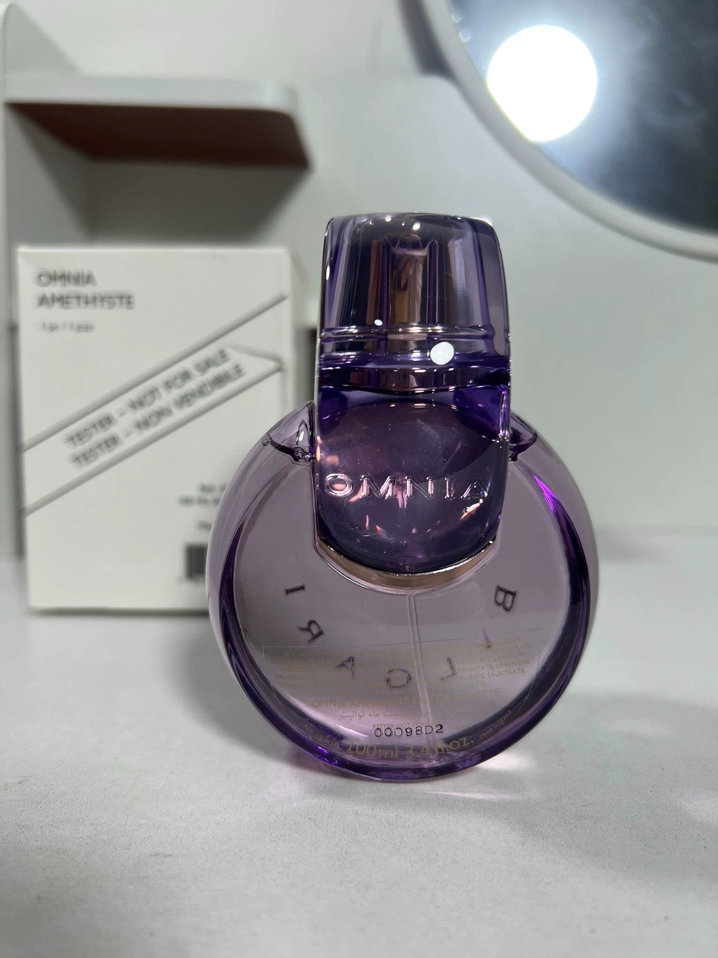 070926-29 Bulgari Amethyst With Perfume 100ml 3.4 oz