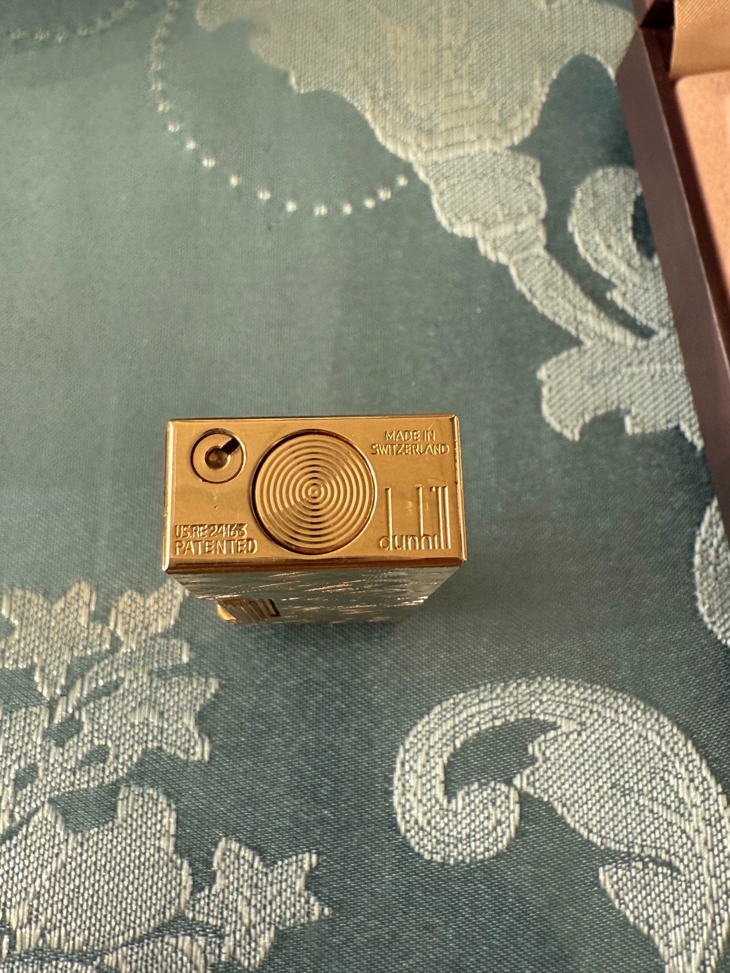 241025-76 Dunhill gold file pattern lighter