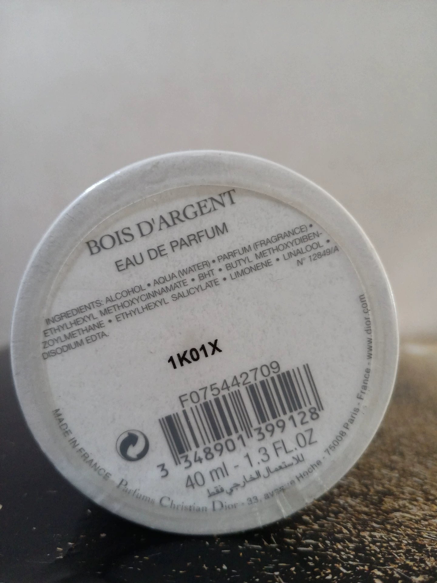 050326-54 Dior BOIS D'ARGENT 40ml  1.4oz