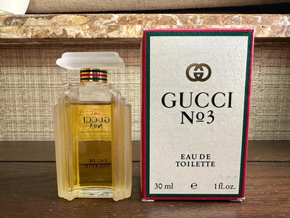 020225-46 Gucci No. 3 30ml 1 oz Eau de Toilette EDT