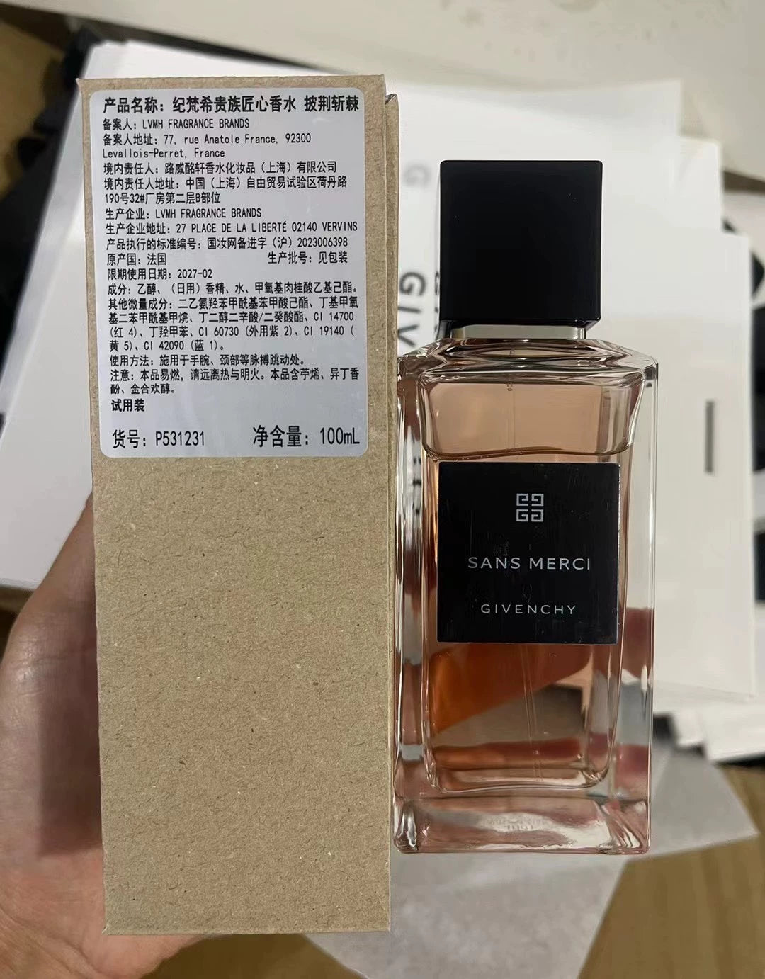 051125-55 Givenchy 100ml 3.4oz Garconn Manque EDP