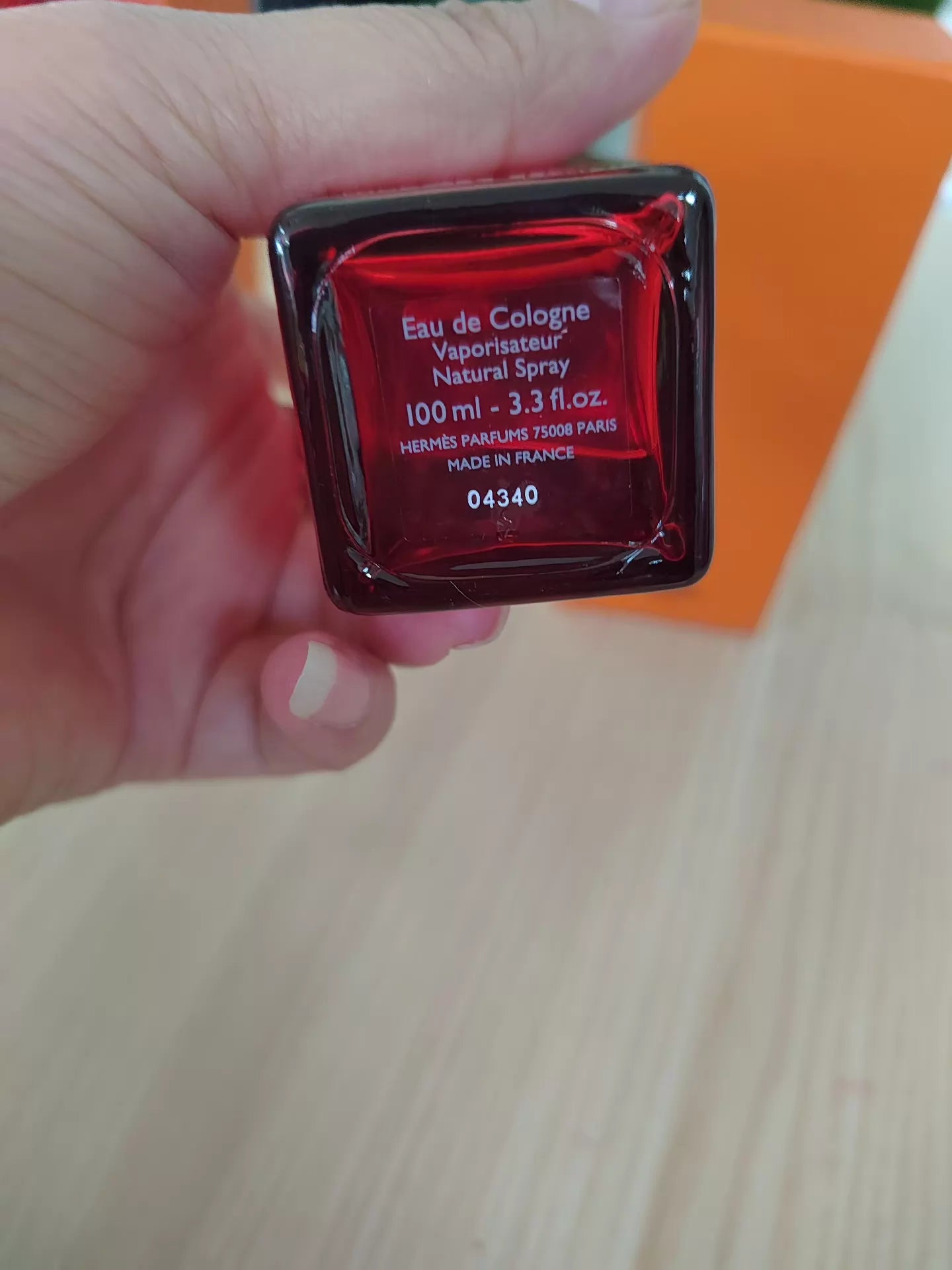 010926-151 CK Hermes Bloody Rhubarb Cologne 100ml 3.4 oz