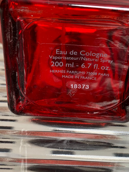 280726-3 Hermès Boxless Bloody Rhubarb 200ml 6.8 oz