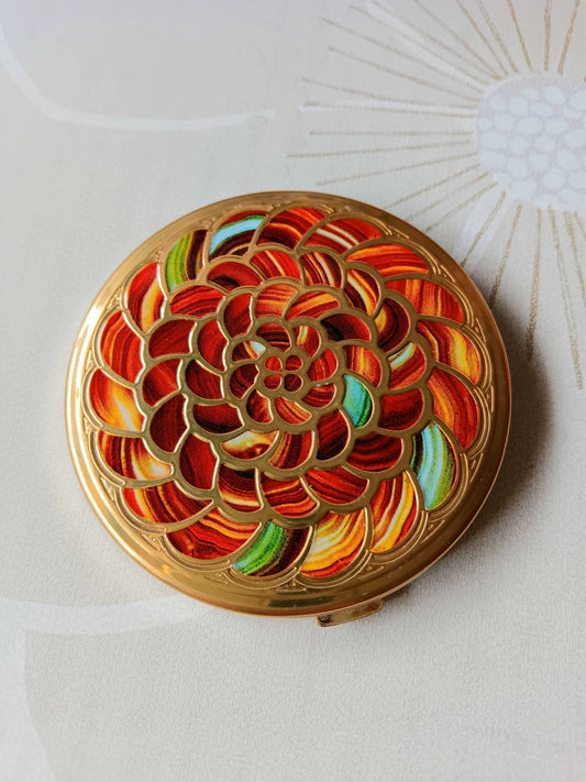 100925-36 Guerlain LES VOYAGE Colorful Meteor Enamel Pressed Powder