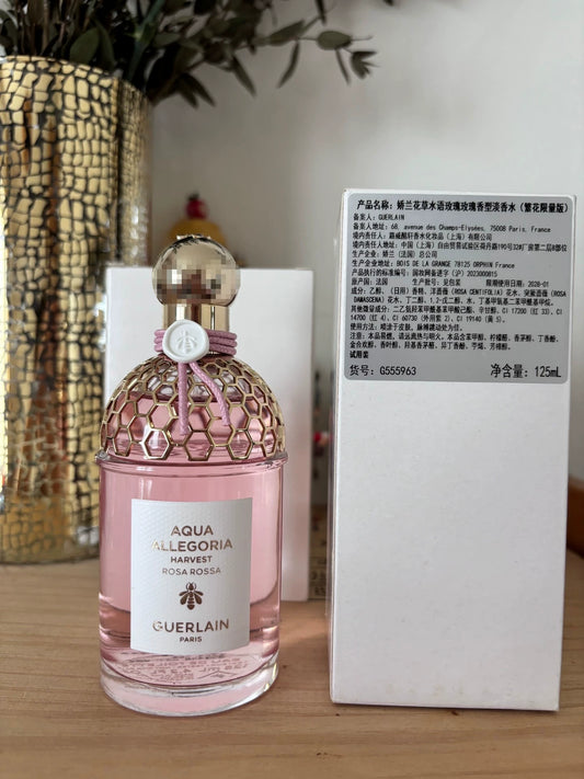 140126-70 Guerlain 125ml 4.2oz Aqua Allegoria Rosa Rossa