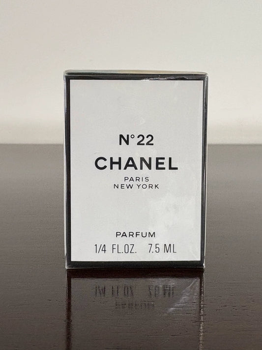 140525-88 Chanel No 22 Parfum Perfume 7.5ml 0.25 oz