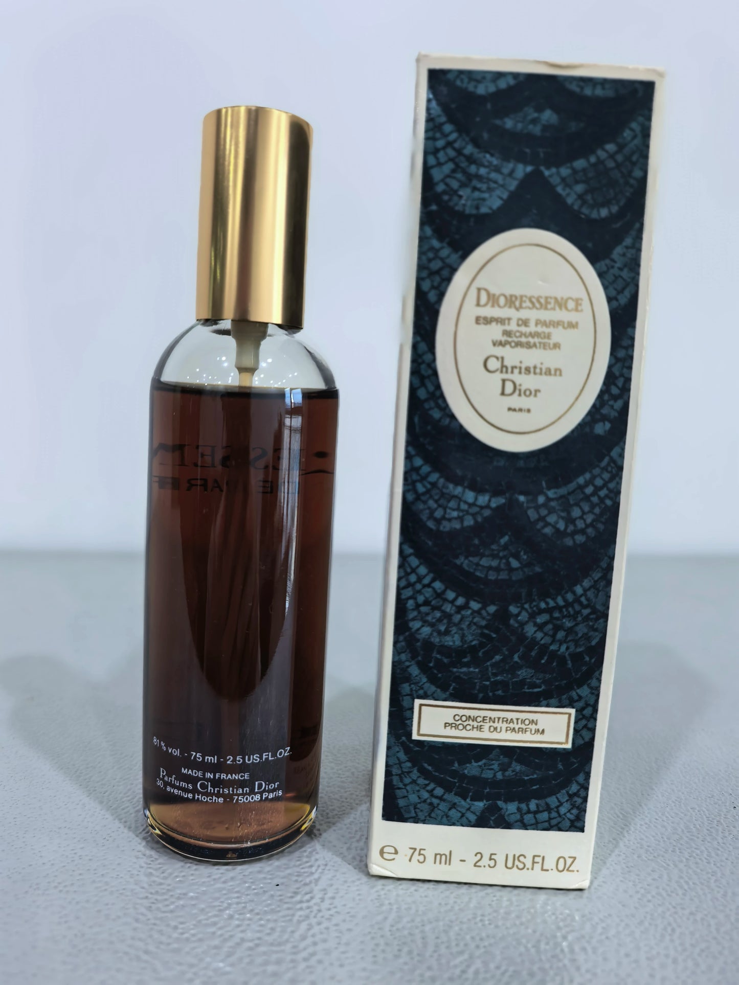 200826-17 Dior essence ESP refill. Parfum 75ml 2.5 oz