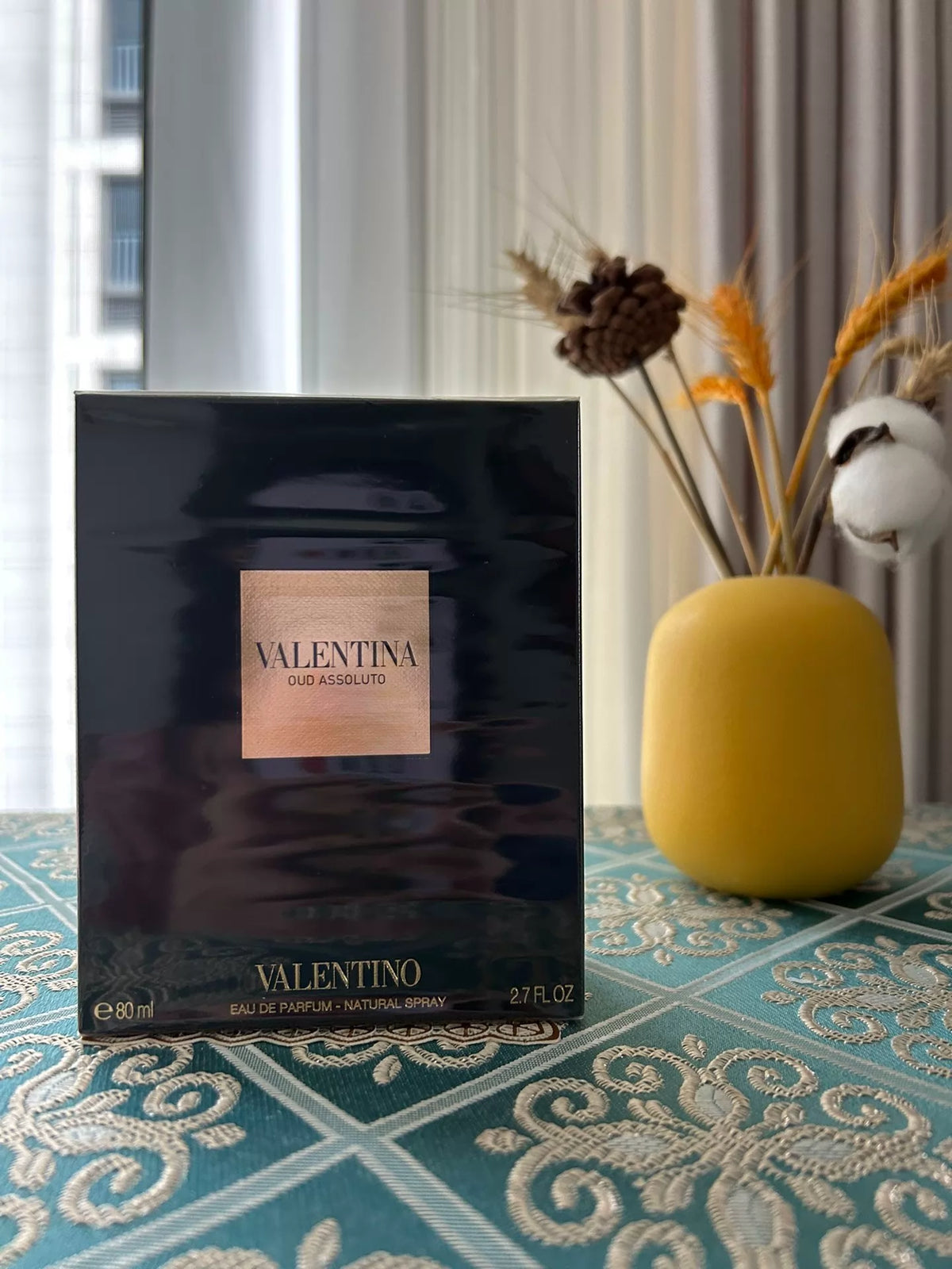280926-11 Valentino Ebony Extract Brand Parfum 80ml 2.7 oz