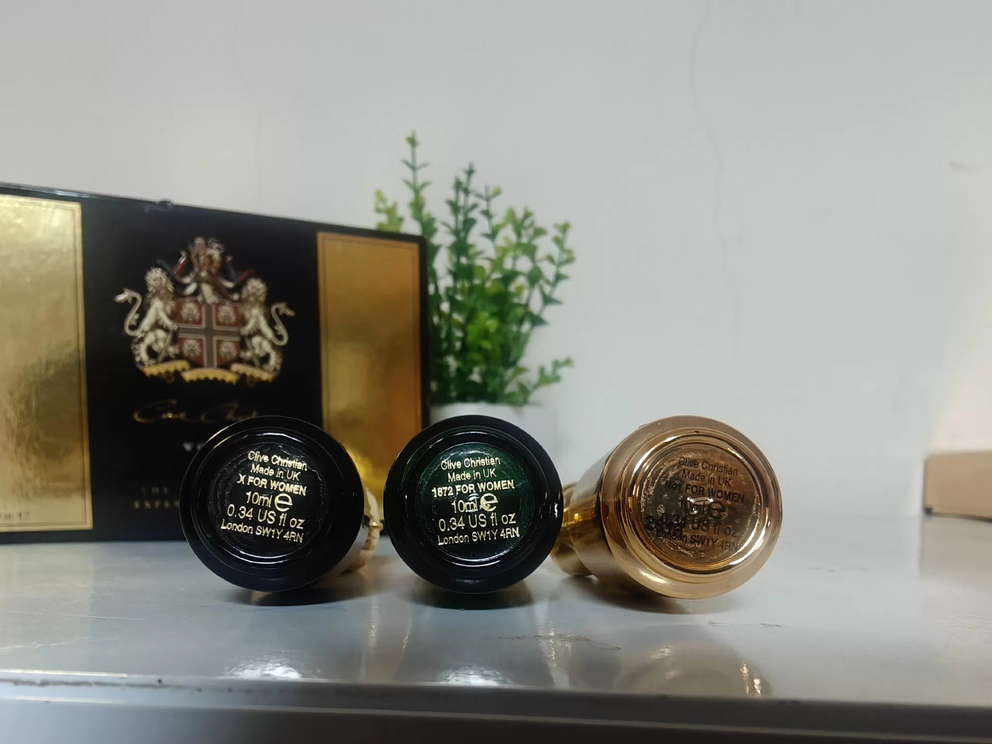 080826-34 Clive Christian 3x set Perfume 10ml 0.3 oz
