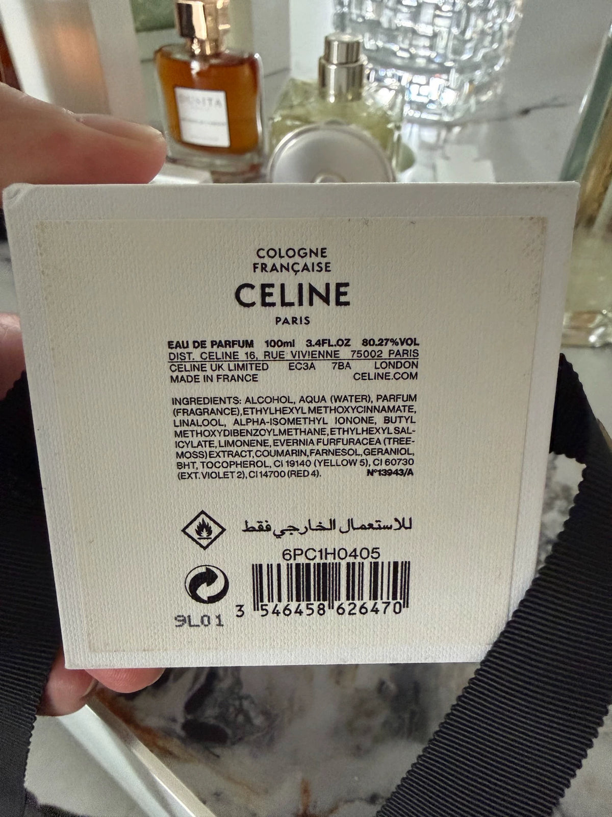 270926-12 Celine Cologne 100ml 3.4 oz