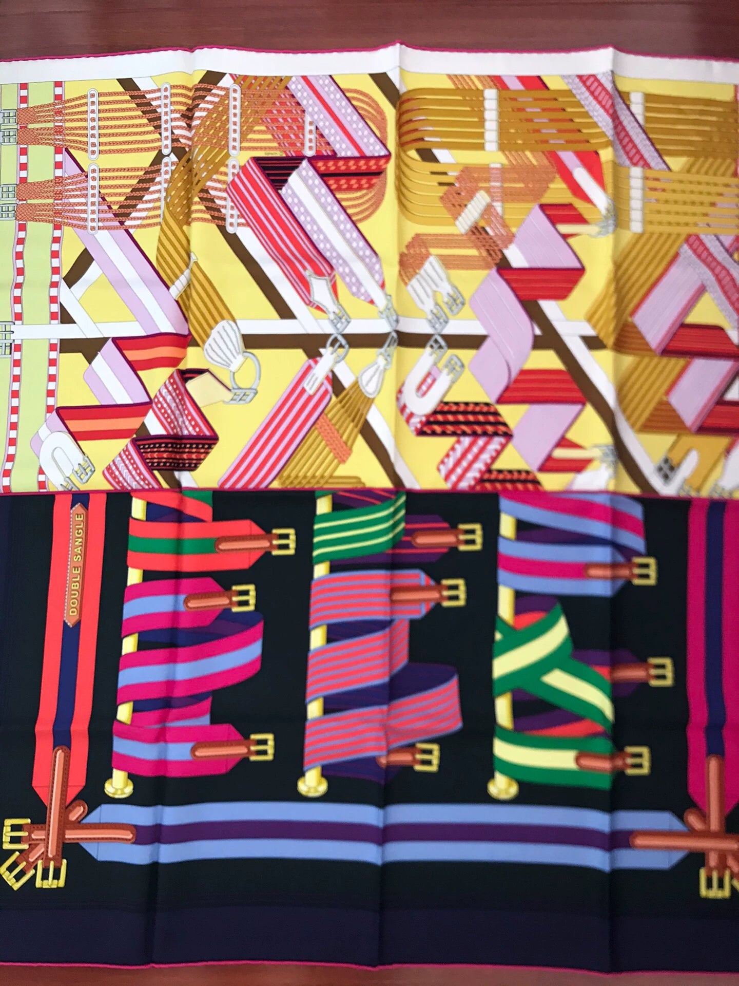 160826-scarf-19 Hermès Genuine silk scarf  90 x 90 cm