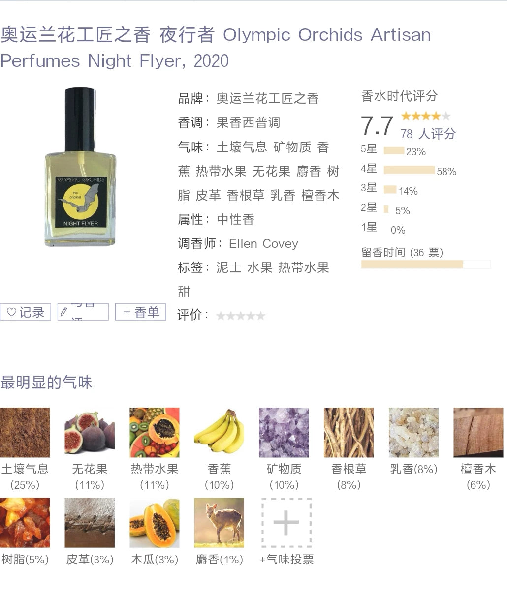 200826-12 Olympic Orchids Artisan Perfume 100ml 3.4 oz