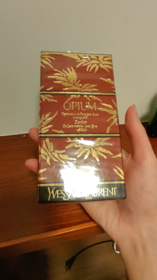 300825-37 Sealed YSL Saint Laurent Opium 7.5 ml 0.25 oz OPIUM Parfum